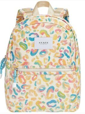 NWT - Kids Kane Mini Travel Backpack Painterly Animal Print